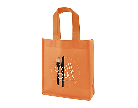 Orlando Mini Non-Woven Gift Bags - Orange