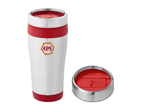 Ontario 470ml Stainless Steel Travel Tumblers - Red