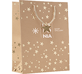 Printed Sparkle Festive Paper Gift Bags at GoPromotional