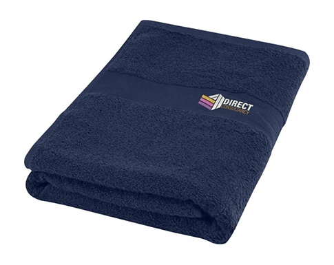 Colchester Cotton Bath Towels - Navy Blue