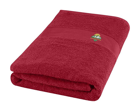 Colchester Cotton Bath Towels - Red