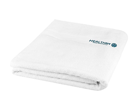 Glamorgan Large Cotton Bath Towels - White