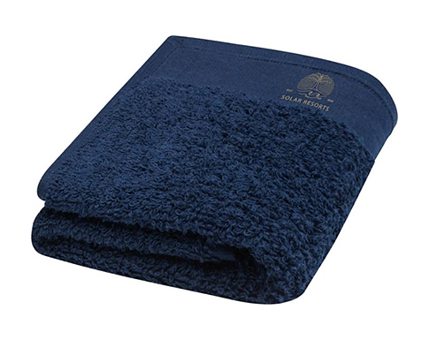 Cherbourg Cotton Guest Towels - Navy Blue