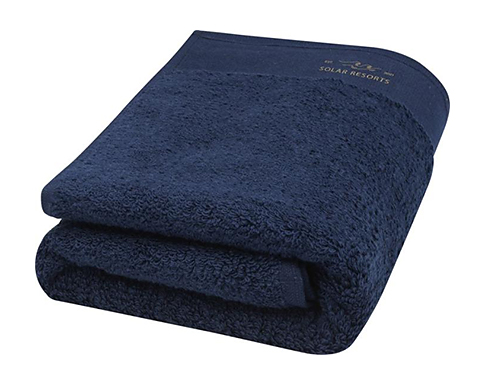 Tolouse Cotton Bath Towels - Navy Blue