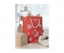 Snowflake Small Festive Paper Gift Bags - Red
