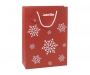 Snowflake Large Festive Paper Gift Bags - Red