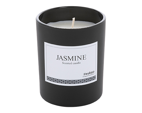 Ukiyo Jasmine Small Scented Candles - Black