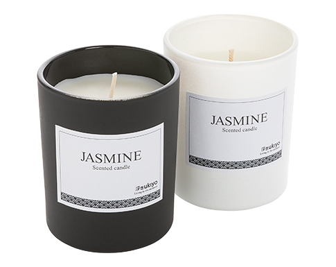 Ukiyo Jasmine Small Scented Candles - White