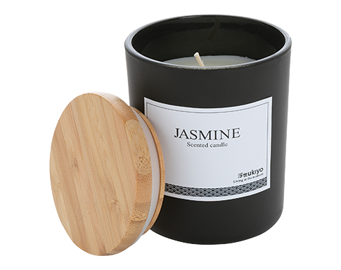 Ukiyo Deluxe Jasmine Scented Candles - Black