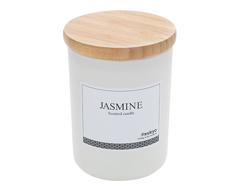 Ukiyo Deluxe Jasmine Scented Candles - White