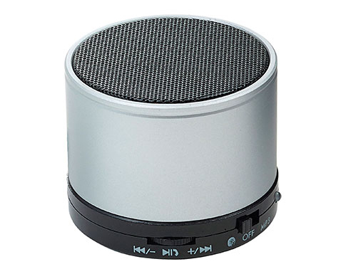 Planet Bluetooth Rubberised Speakers - Silver