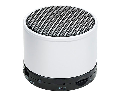 Planet Bluetooth Rubberised Speakers - White