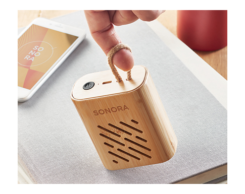 Spruce Bamboo Wireless Speakers - Natural