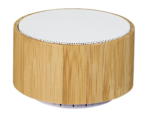 Earth Bamboo Bluetooth Speakers - Natural/White