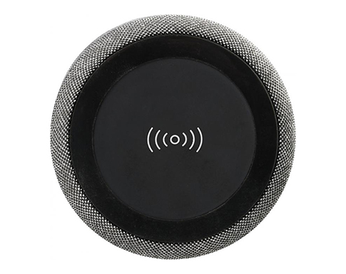 Fibre Wireless Charging Bluetooth Speakers - Black