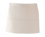 Premier Colours 3 Pocket Short Bib Aprons - White