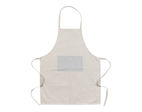 Whitby Impact Aware Recycled Cotton Bistro Aprons - Off White