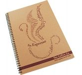 A4 Natural Recycled Spiral Bound Notepads custom printed with your design