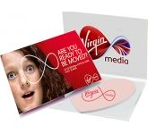 Promotional printed Heart Shaped Covered Sticky Notes with your design at GoPromotional