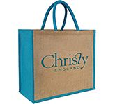 Juniper Natural Jute Tote Bags printed with your logo for corporate promotions