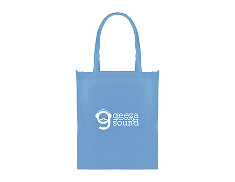 Mapplewell Non-Woven Tote Shoppers - Light Blue