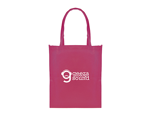 Mapplewell Non-Woven Tote Shoppers - Pink