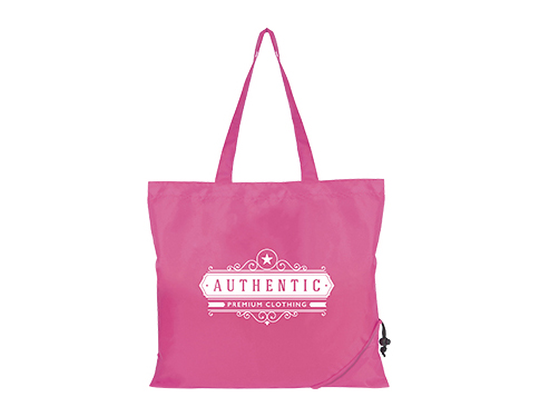 Halifax Foldaway Shopping Bags - Pink