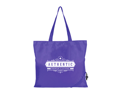 Halifax Foldaway Shopping Bags - Purple