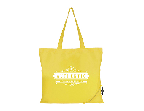Halifax Foldaway Shopping Bags - Yellow