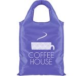 Promo printed Cheadle Foldaway Shopping Bags for retail promotions
