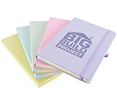 Phantom A5 Soft Feel Pastel Notebook With Pocket