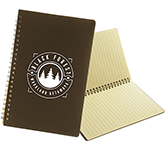 A5 Coffee Spiral Bound Notebooks personalised with your design