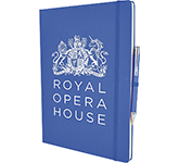 Inspire A4 Soft Feel Colour Notebook & Pen With Your Corporate Logo
