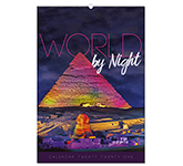 World By Night Wall Calendar