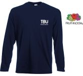 Bespoke branded Fruit Of The Loom Long Sleeved Value Weight T-Shirts - in many colours