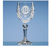 220ml Flamenco Crystalite Panel Goblets custom engraved with your design