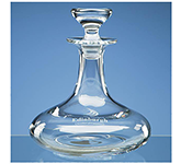 Personalised Crystal Plain Ships Decanters at GoPromotional