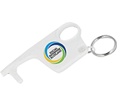 Promotional Recycled Hook Hygiene Keys for office promotions