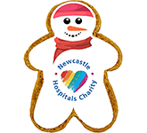 Festive Snowman Ginger Biscuits branded with your logo