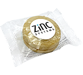 Duo Round Milk Chocolate Chip Cookies presented in eco-friendly film packaging