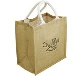 Taunton Branded Natural Jute Bags - personalised with your logo at GoPromotional Products