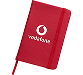 Warwick A6 Soft Feel Notebooks printed with business logos