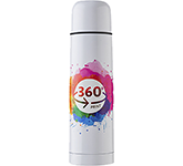 Radiant 500ml Stainless Steel Isolating Vacuum Flask with your design printed in full colour