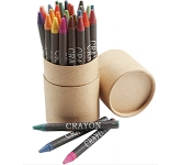 Branded Colourburst 30 Piece Crayon Sets with your logo for event giveaways