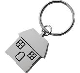 House Shaped Metal Key Holders personalised with your engraved logo