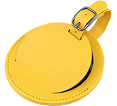 Voyager Round PU Security Luggage Tag