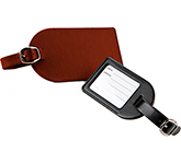 Promotional Buxton Small PU Window Luggage Tags for trade event giveaways at GoPromotional UK