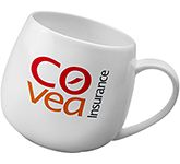 Promotional Hug China Mugs with white for business and corproate event marketing at GoPromotional