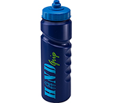 Corporate branded Contour Grip 750ml Sports Bottles - Valve Cap - in many colour options