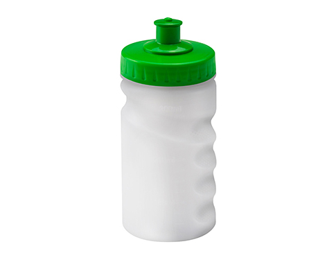 Contour Grip 300ml Sports Bottles - Push Pull Cap - Green
